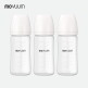 [모윰][모윰] 실리콘 코팅 노꼭지 유리 젖병 240ml 트리플팩