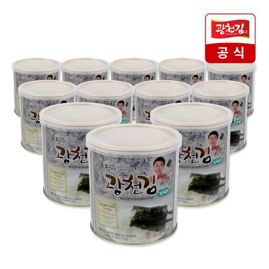 [빠른배송] 달인 김병만의 파래 캔김 (30gX12캔)