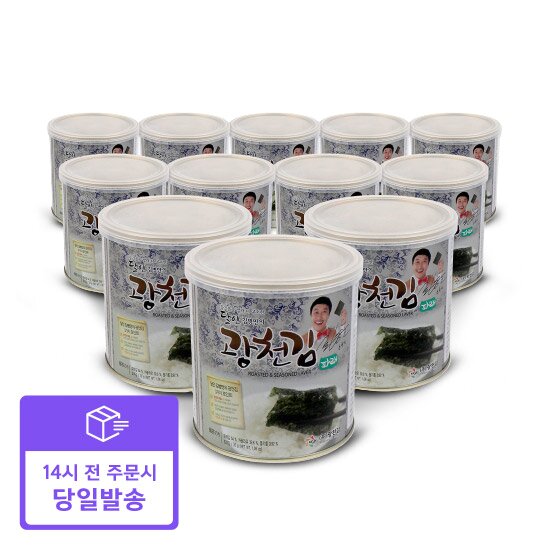 [빠른배송] 달인 김병만의 파래 캔김 (30gX12캔)