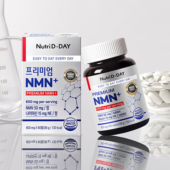[뉴트리디데이][H][1병]프리미엄 NMN+(600mg x 60정)
