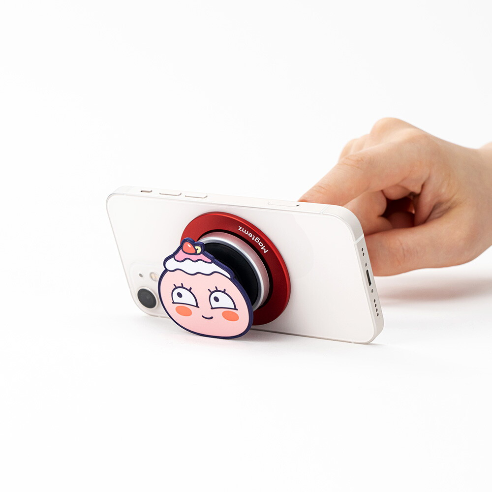 카카오프렌즈 피치파이브 얼굴형 그립톡+벨루가 홀더베이스