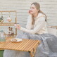 [프롬비][시크릿] 프롬비 아뜨 전기담요 FE242 보들보들 세탁기 물세탁 가능한 온도조절 극세사 온열 전기요 캠핑담요 사무실담요