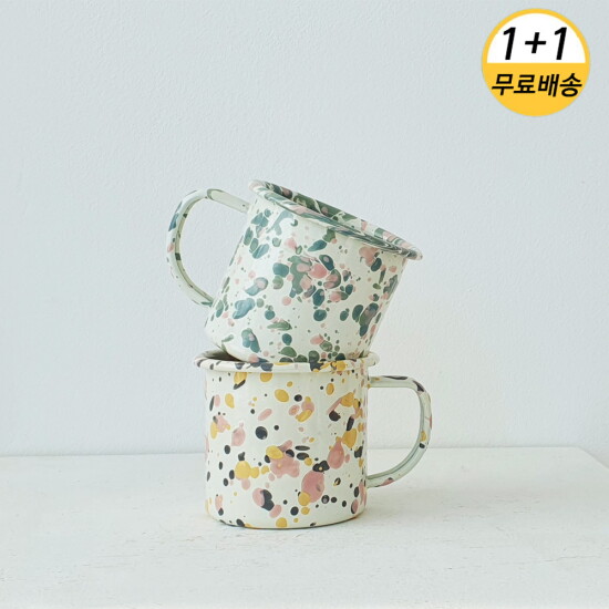 [크로우캐년]Crowcanyon 크로우캐년 법랑 캠핑그릇 C11 머그(340ml) 1+1