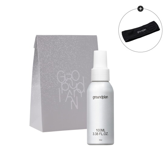 [그라운드플랜][엘라이브 x 그라운드플랜] 스타터 선물패키지 (미스트 100ml*1+헤어밴드+선물포장)