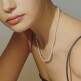 [헤이][Hei][이달의 소녀 하슬, 제시카, 오마이걸 아린, 브레이브걸스 유정, 우주소녀 연정 착용] basic swarovski pearl necklace