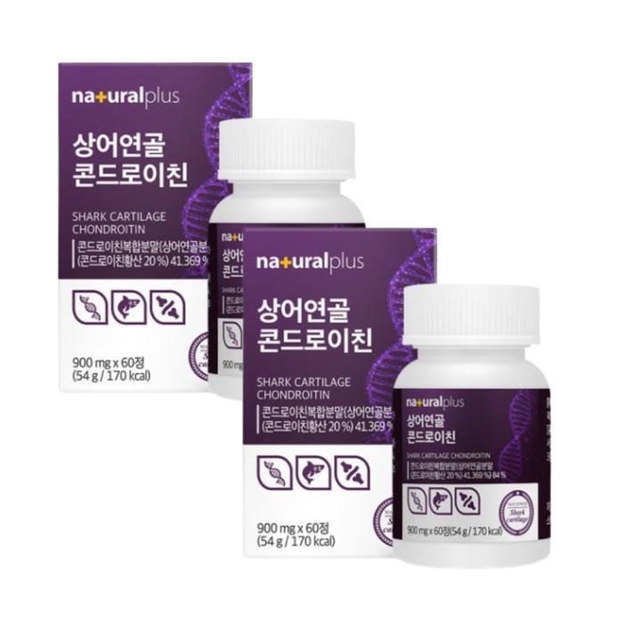 셀러허브 식품 내츄럴플러스 상여연골 콘드로이친  60정 X2개