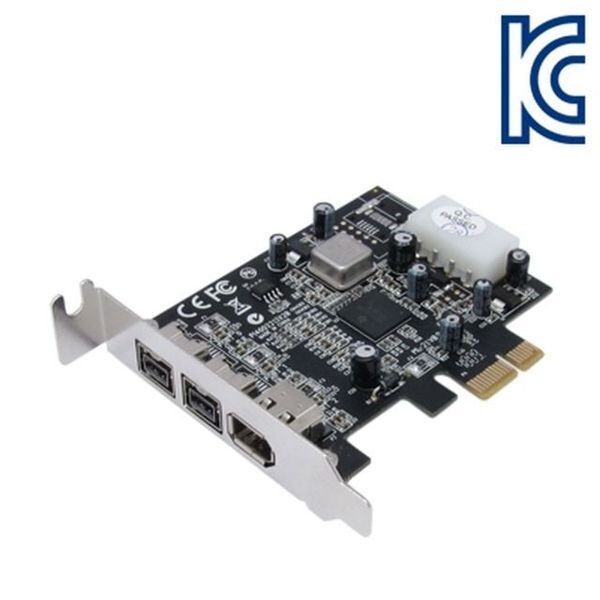 알티피아 [하프클럽/알티피아]Netmate PCIe IEEE1394A 2포트 1394B 1포트 확장카드
