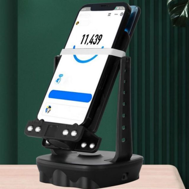 DONA협력업체 오너클랜 핸드폰 만보기 걸음수 기계 자동 걷기 흔들기 거치대