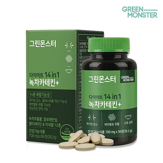 [그린몬스터]다이어트 14in1 녹차카테킨+