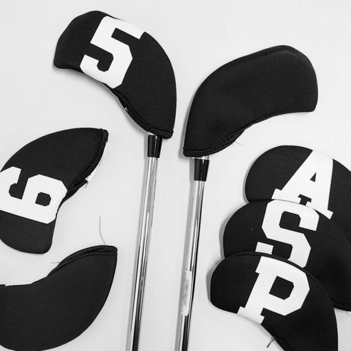 에이엔몰 빅넘버 블랙 커버 아이언 클럽헤드 10p SFr (3sOOp)