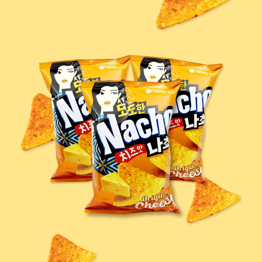 오리온제과 오리온 도도한나쵸 치즈맛 155g x3개 / 맥주안주 스낵