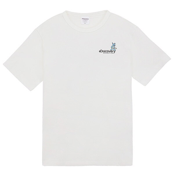 디스커버리 [디스커버리]디스커버리 시티 페스티벌 타이포그래픽 반팔티셔츠 DXRS5C033-WHS