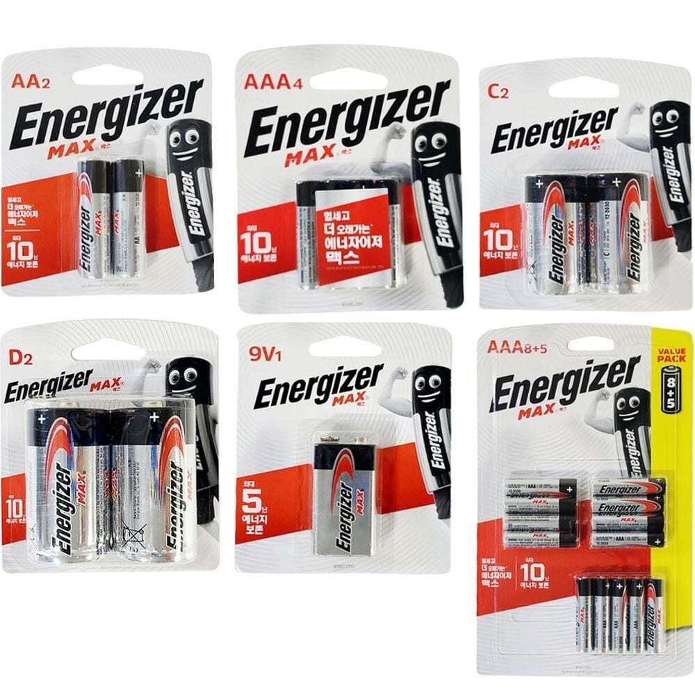 지오벤처스 다용도 건전지 알카라인건전지 D2 배터리 에너자이