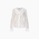 [에고이스트](BLUE LABEL) 러플 레이스업 블라우스 ER3OBL01