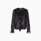 [에고이스트](BLUE LABEL) 러플 레이스업 블라우스 ER3OBL01