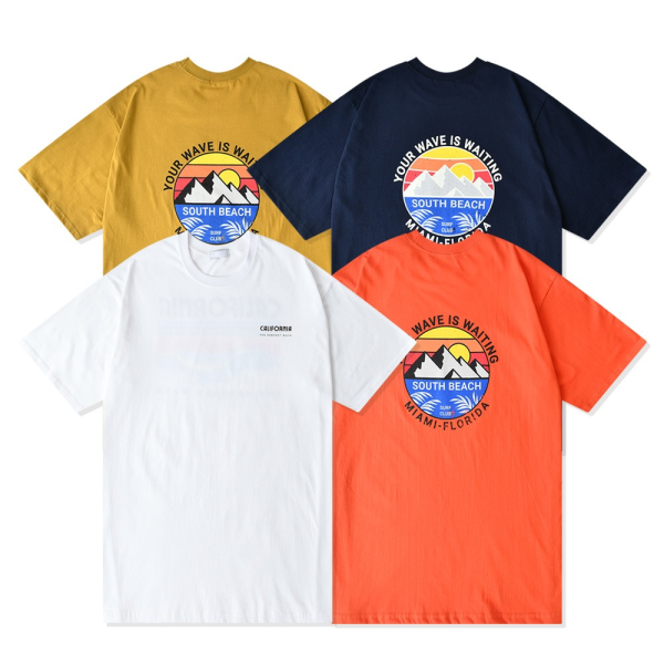 핫코드 [핫코드]국내생산 사우스 비치 반팔티 4컬러 DR15