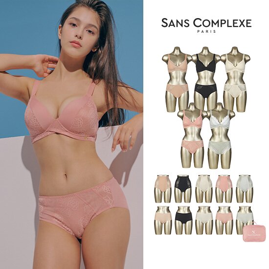 ☆ 퍼펙트쉐입 브라팬티 5SET+퓨징팬티 5종+거들팬티 5종 (+파우치 1종)