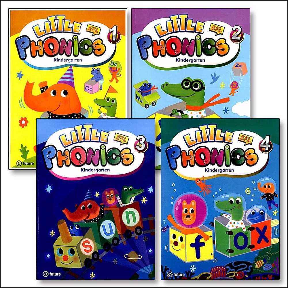 이퓨쳐(E-FUTURE) 제이북스 [제이북스] Little EFL Phonics Student Book 1 2 3 4 리틀 이에프엘 파닉스 세트 (전4권)