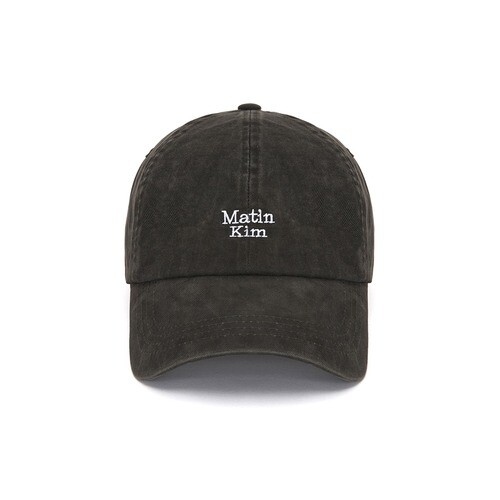 마뗑킴 마뗑킴 MATIN MINI LOGO BALL CAP IN CHARCOAL 5758705 MK2500HT042VCH