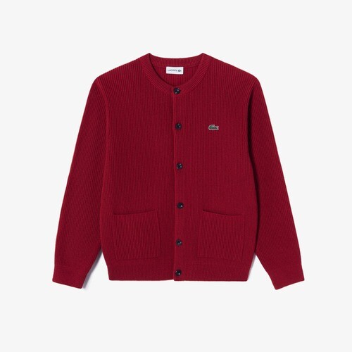 라코스테 라코스테 LACOSTE 26 F/W 남성 방모 C넥 가디건 AH603E-56N (240) 40B1587980 AH603E56NF240