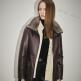 [우바]●24FW 밍크 카라 가죽다운