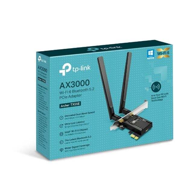 티피링크 지오벤처스 AX3000 WiFi 6 블루투스5.2 PCIe 무선 랜카드