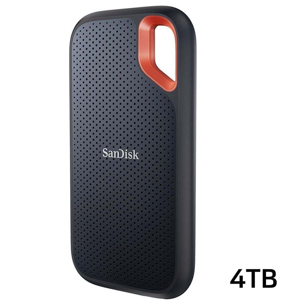 지오벤처스 SanDisk Extreme Portable SSD V2 외장하드 (SSDE61) (4TB)