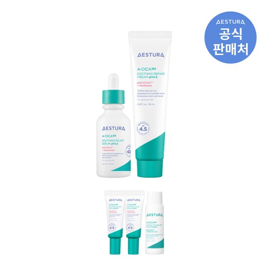 [에스트라]에이시카 365 흔적진정세럼pH4.5 40ml + 크림 60ml