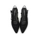 [포멜카멜레]하트망사 슬링백 BLACK 2cm