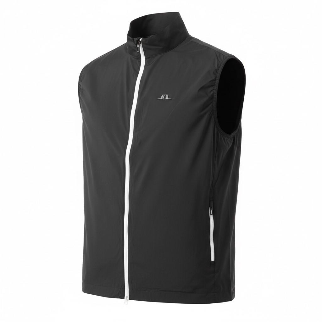 J.LINDEBERG 제이린드버그 Ash Light Packable Vest (GMOW10917-9999) (남성 애쉬 라이트 패커블 베스트)