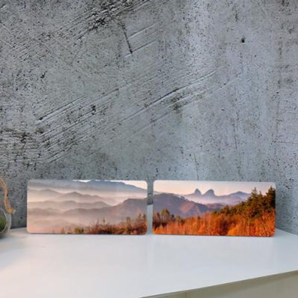 꾸밈 교보문고 꾸밈 pb331-폼아크릴액자18CmX8CmX2ea 가을하늘과자작나무