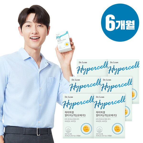 닥터린 [닥터린][송중기오메가]닥터린 하이퍼셀 알티지(rTG) 오메가3 6개월분.