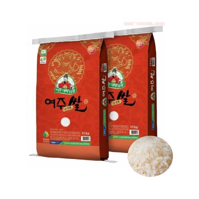 셀러허브 식품 25년 햅쌀 대왕님표 여주쌀 20kg (10kg 2개) 단일품종