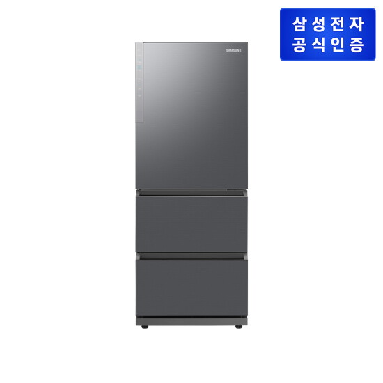 [삼성전자]삼성 3도어 김치냉장고 RQ33DG71J3S9 [리파인드 이녹스]