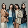 ★펄블랙/틸블루 한정특가★ 라우렐 인조 가죽 페미닌 후드 자켓