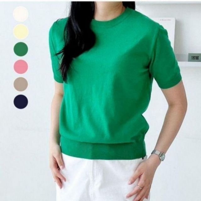 Iliv6Gl3hvkO 지오벤처스 베이직 인기 니트 감성 라운드 감성 편한 인기 반팔