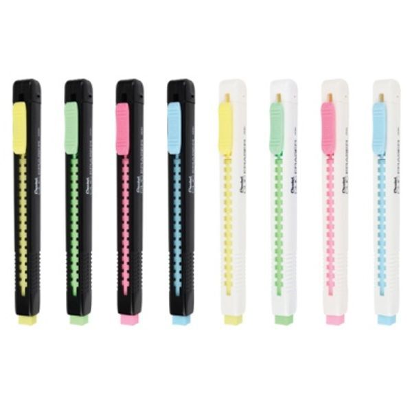 교보문고 펜텔 NON-PVC 클릭이레이져 ZE80 홀더지우개00015736