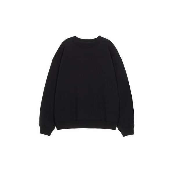 팬암(하프클럽) [하프클럽/팬암]라이프 백 아트웍 로고 맨투맨 블랙 PPACRT31050BK