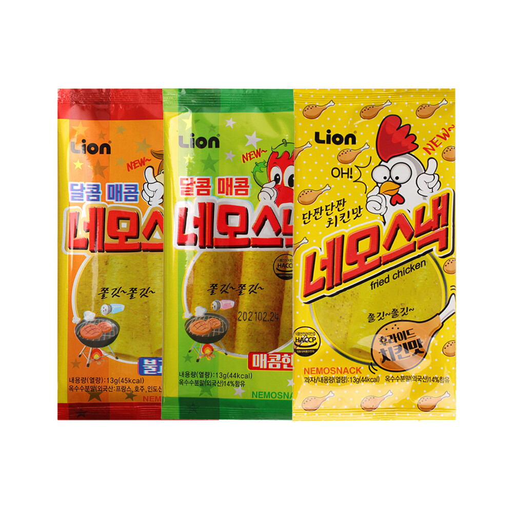 케이엠푸드 케이엠푸드 네모스낵 불고기맛+매콤한맛+치킨맛 5개씩 15개 [원산지:국산]경상남도 김해시