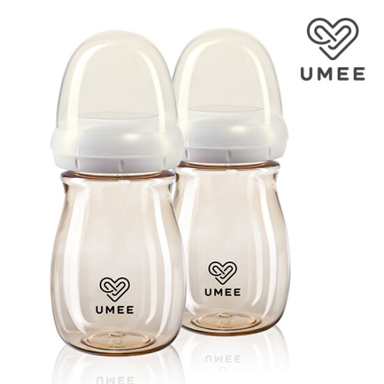 [유미][유미] PPSU 260ml 레벨업젖병 화이트 2개입 (젖꼭지 미포함)