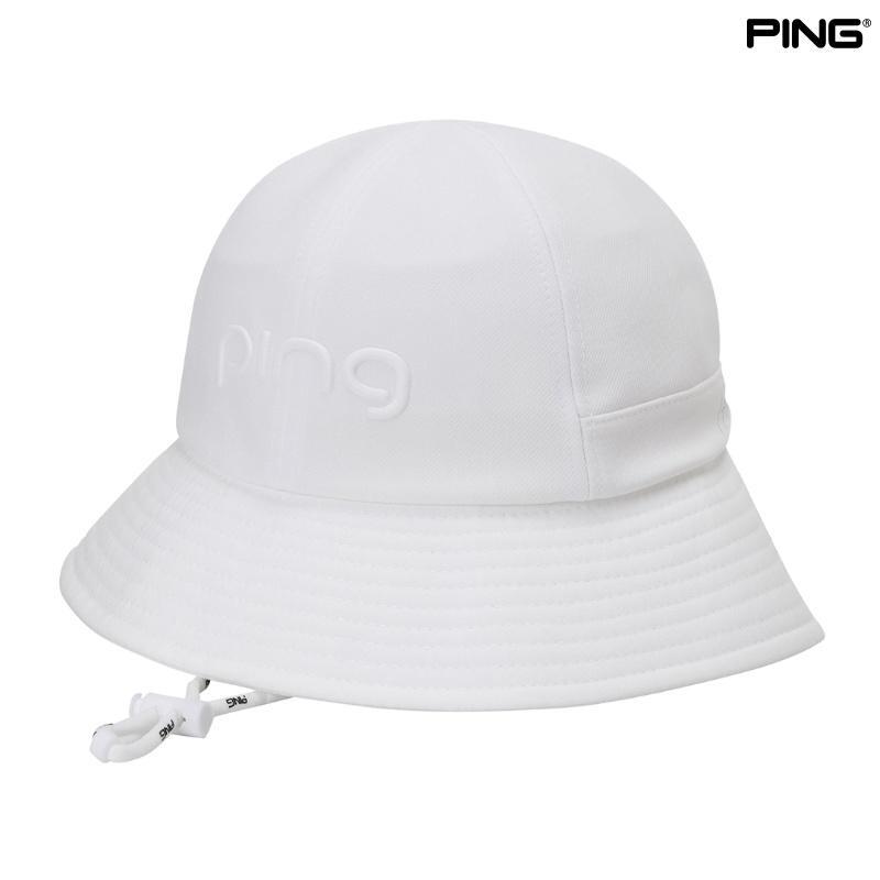 핑 골프 여성 뒷리본 버킷햇 (121D3CP282_WH)