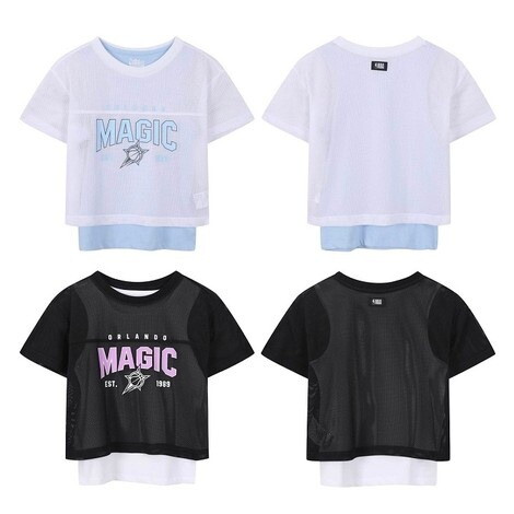 NBA KIDS [NBA KIDS]ORL 여아 메쉬 레이어드티 K262TS640P_JJ