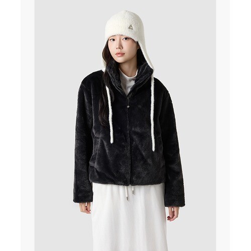 제로 르꼬끄 LE COQ SPORTIF 여성 루즈핏 제로퍼 자켓 - 블랙(QQ422OJKO2) 5484866 _BLK0