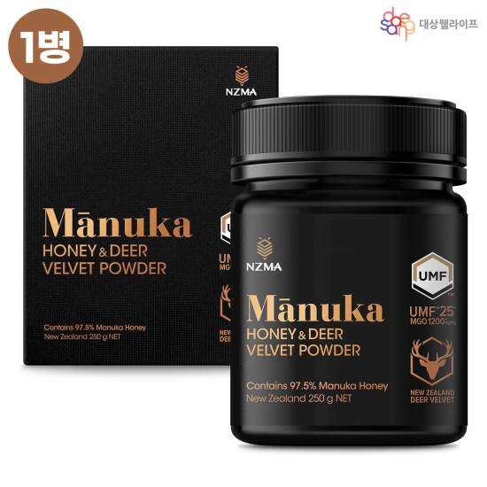 [NZMA][1병] UMF25+ 녹용 마누카꿀 (250g X 1병)