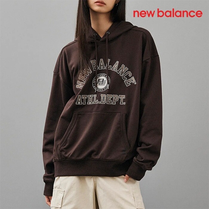 뉴발란스 [뉴발란스]뉴발란스 후드티 /t5- NBN0F41943 85 / UNI 컬리지 클럽 후드티(SEMI OVER FIT)
