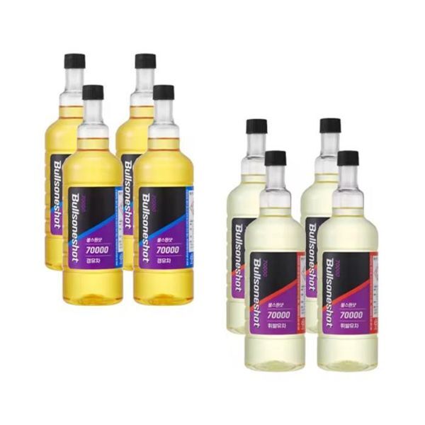 셀러허브(하프클럽) [하프클럽/셀러허브]불스원 불스원샷 7만km 500ml 사계절 온팩 4개입 (휘발유 or 경유 택1)