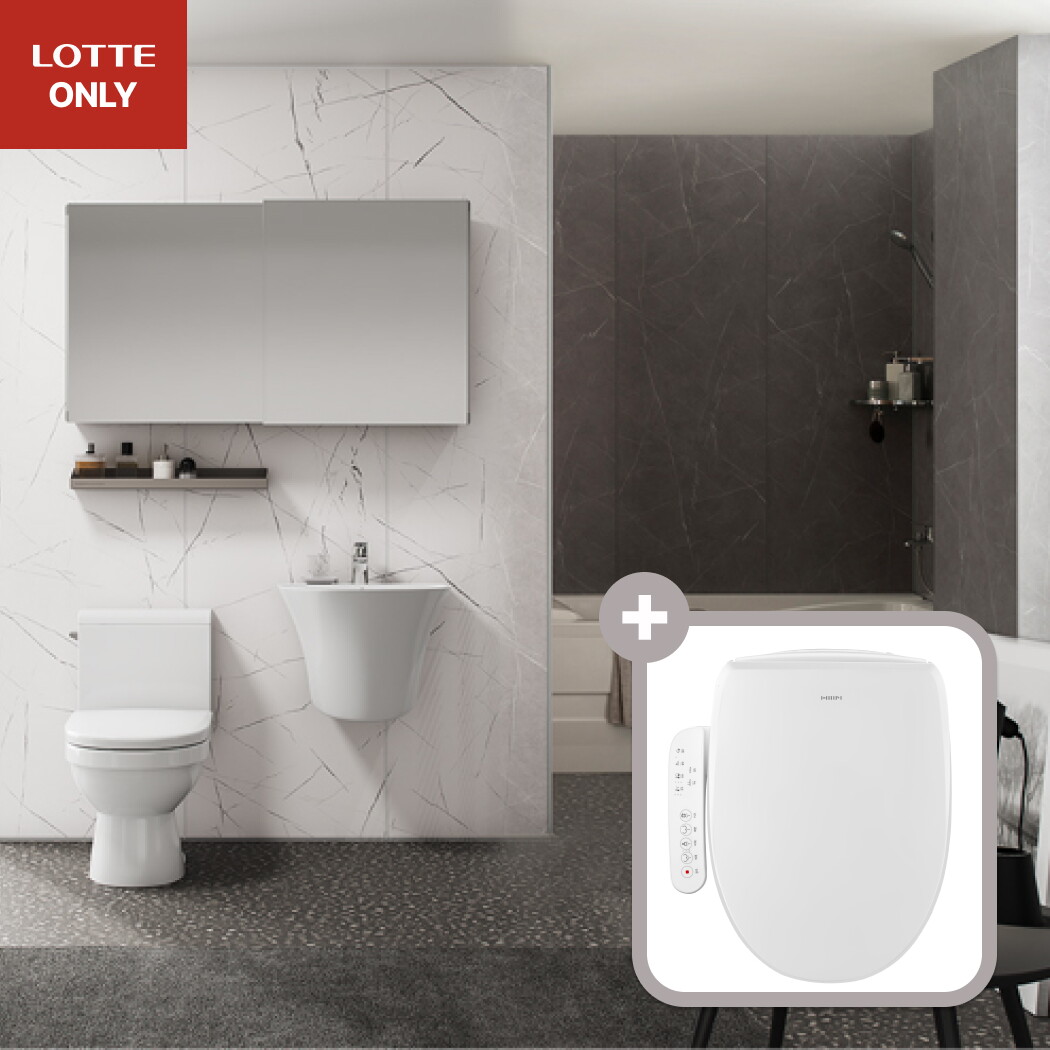 한샘 한샘 ★12/14~16 5만원 상품권★(롯데단독) 마이티 더블패키지(소형,공용)+한샘비데1개 무료증정