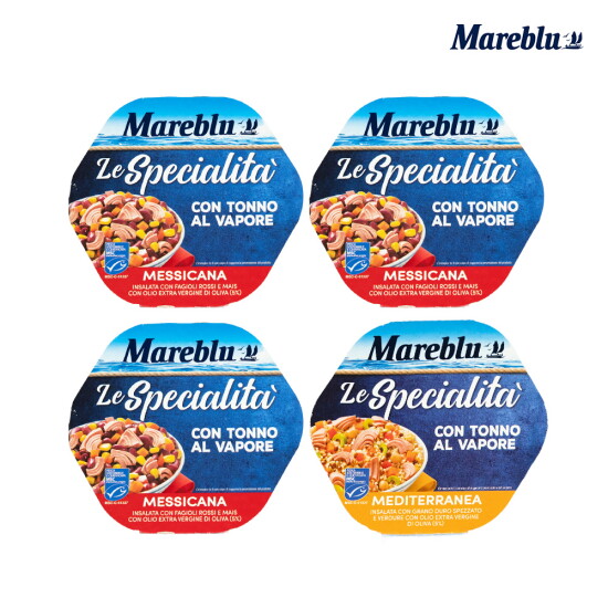 [마레블루][3+1구성] Mareblu 지중해식 샐러드 1팩 + 멕시칸 샐러드 3팩