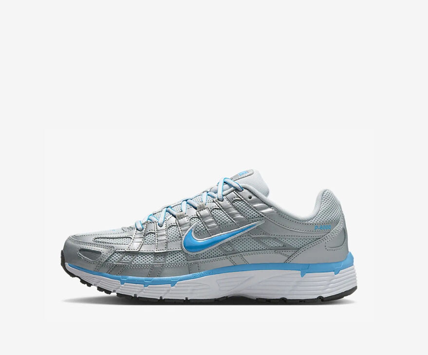 나이키 나이키 나이키 맨즈 P-6000 아이코닉 러닝화 메탈릭 플래티넘 CD6404 025