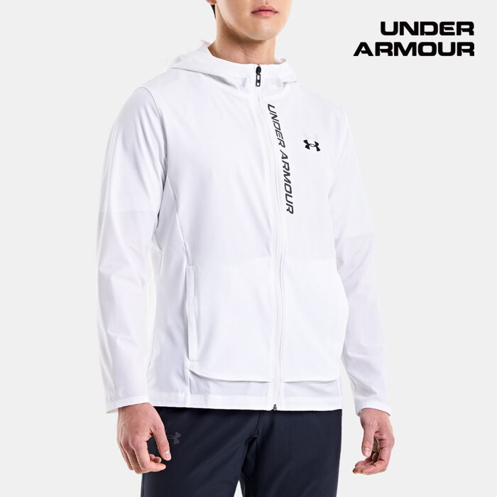 상세참조 언더아머_스포츠 남성 UA 아웃런 더 스톰 재킷 1376794-100